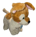 Build-A-Bear Promise Pets brown and white terrier plush with red collar front