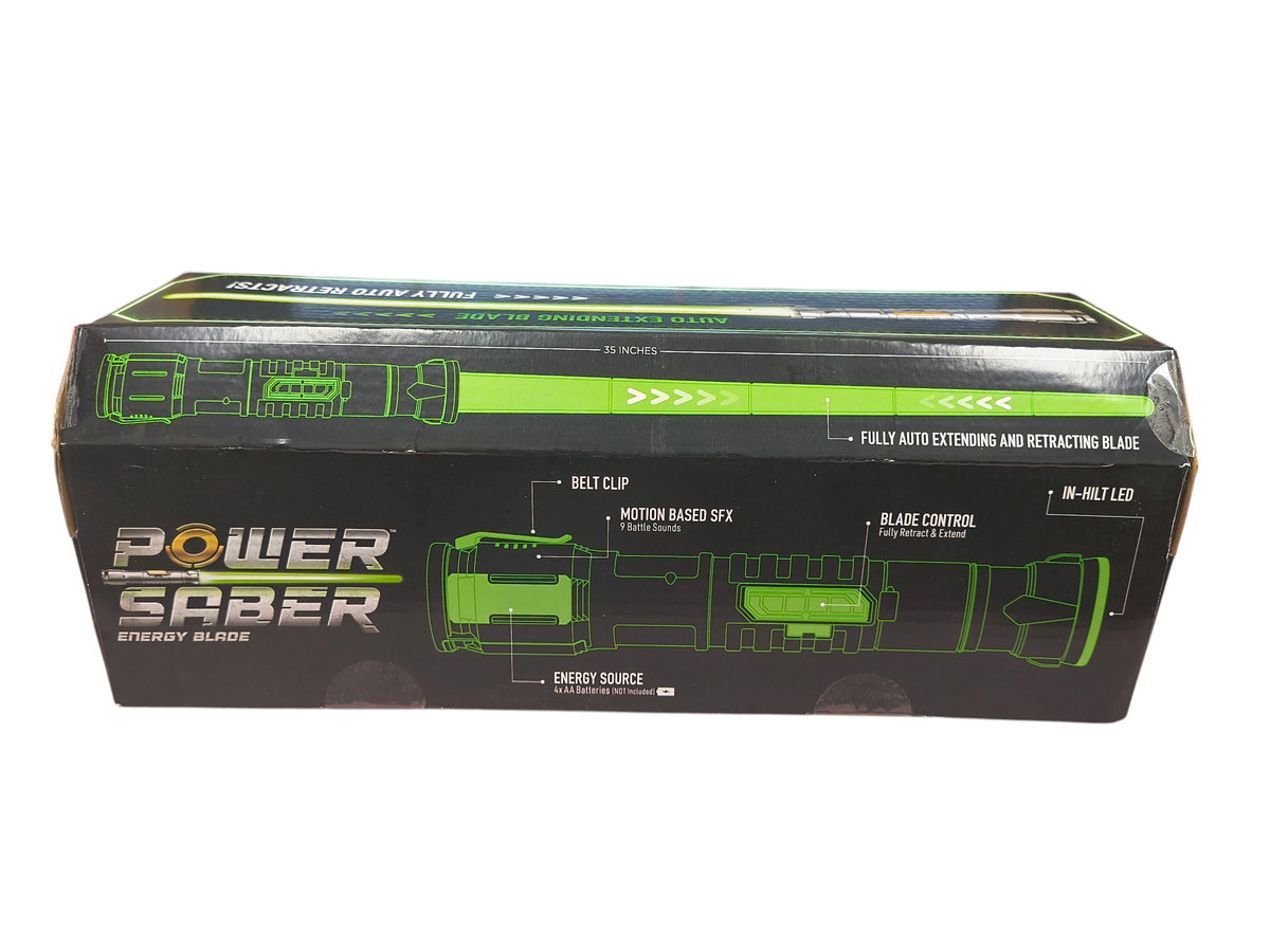 Goliath Power Saber Energy Blade Green 35" Auto Extending & Retracting image 2