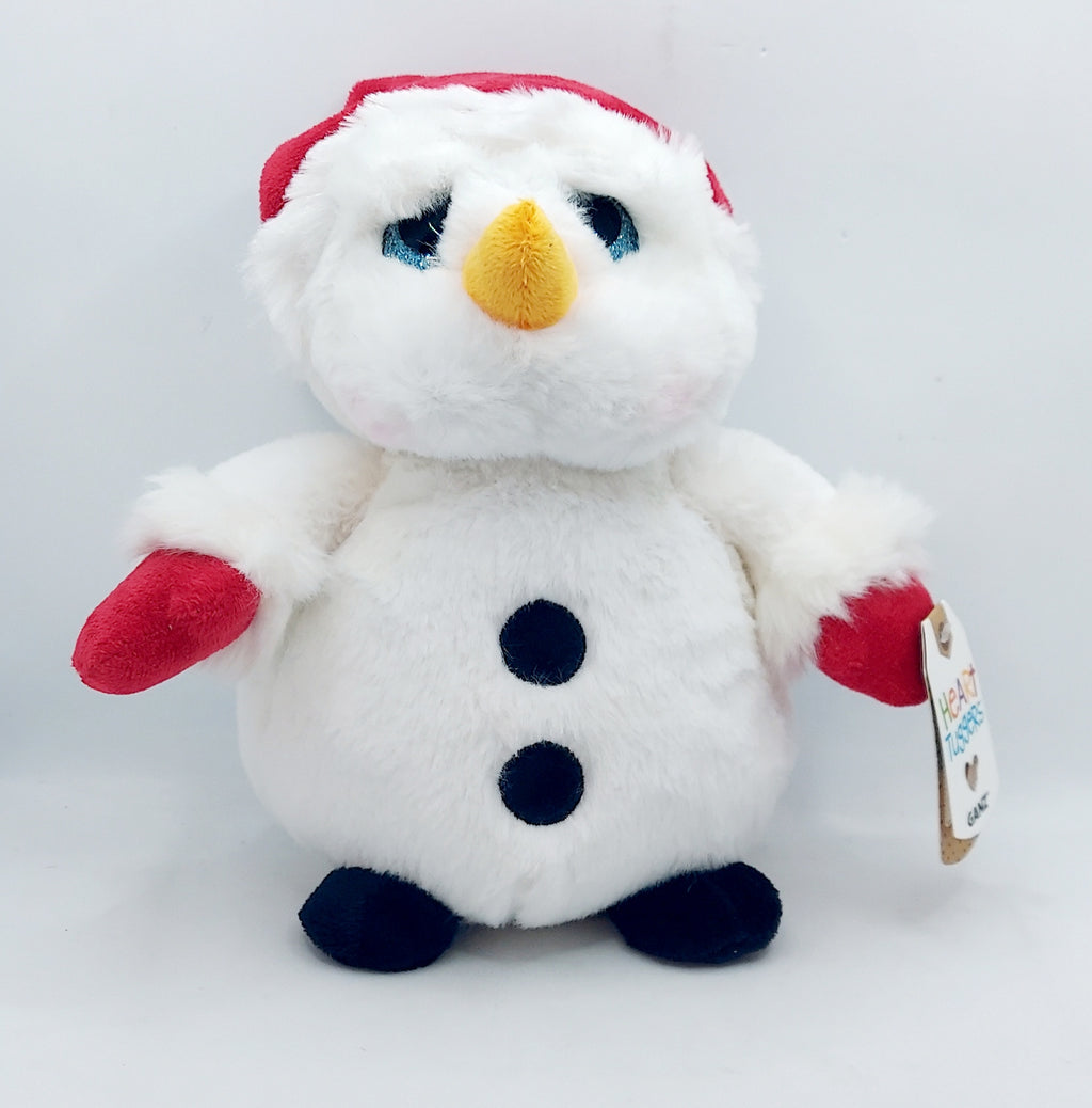 Ganz Heart Tuggers Snowman Christmas 10" Plush