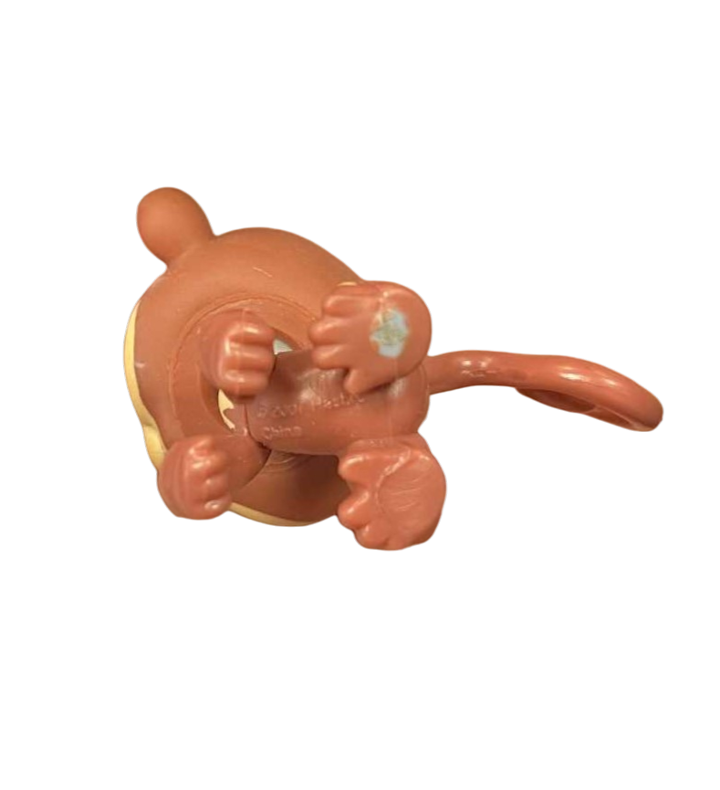 2008 Hasbro Littlest Pet Shop LPS Monkey #485 Blue Eyes image 3