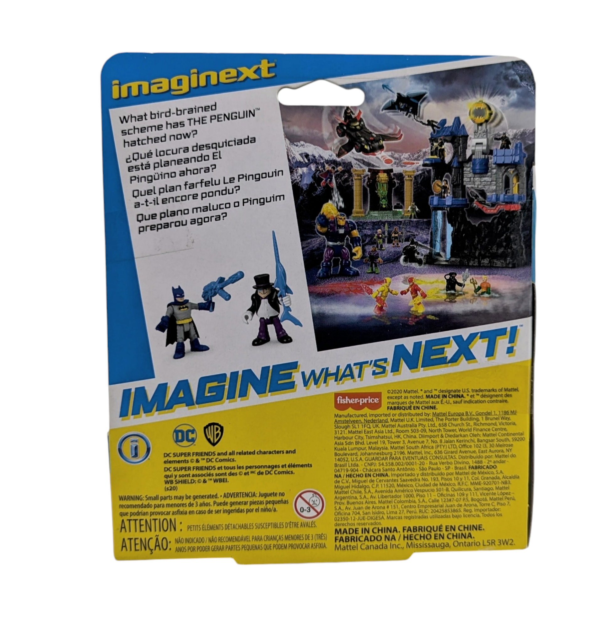 2020 DC Super Friends Imaginext Batman & The Penguin image 2