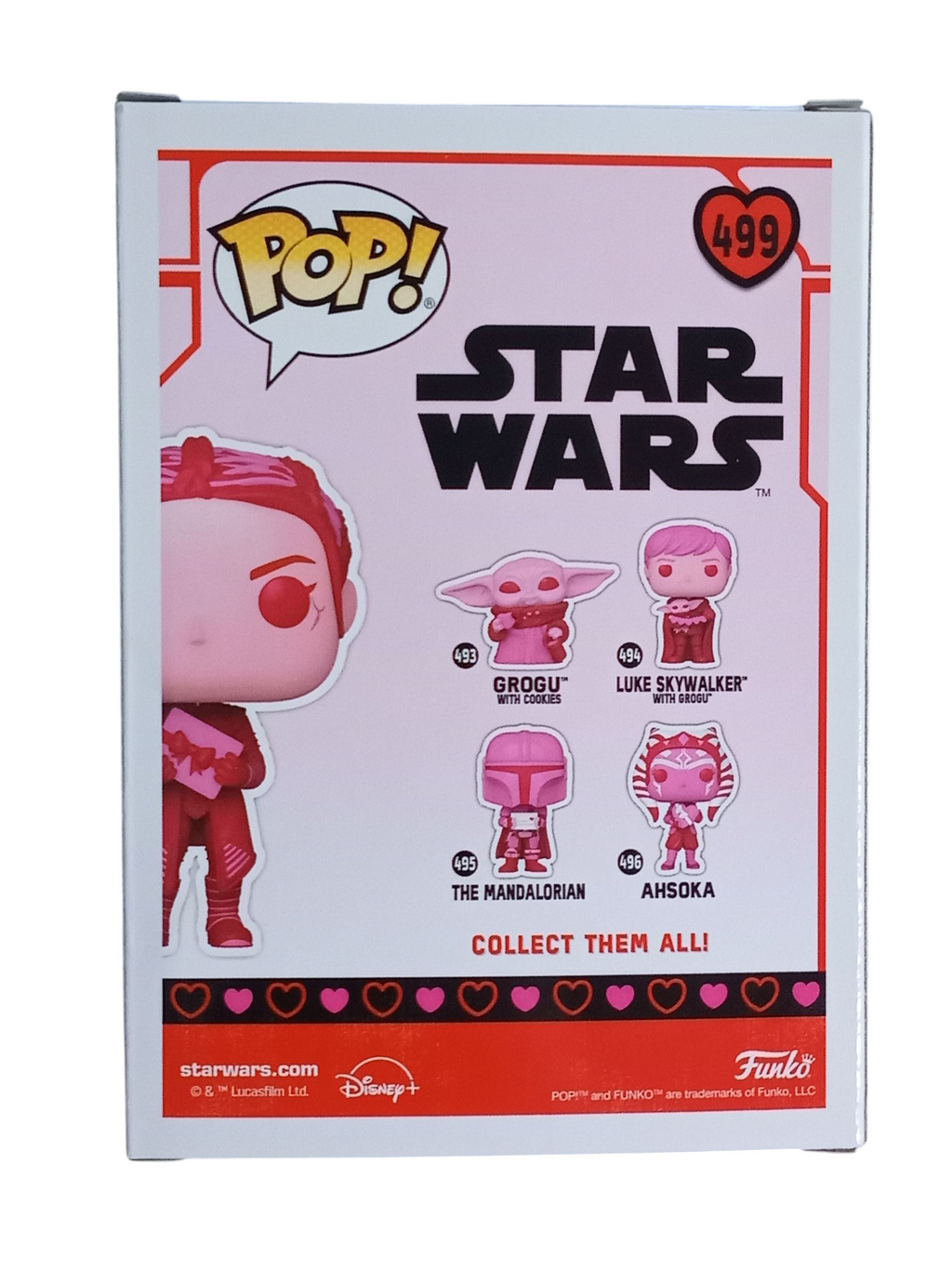 Funko Pop Star Wars #499 Fennec Shand Valentine Special Edition Vinyl Figure image 2