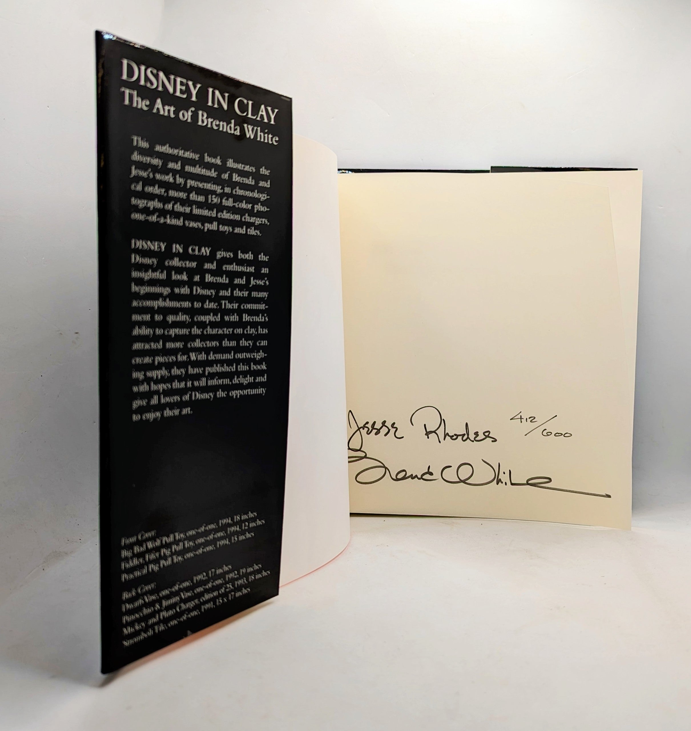 1994 Disney In Clay Book And Plate The Art Of Brenda White image 5