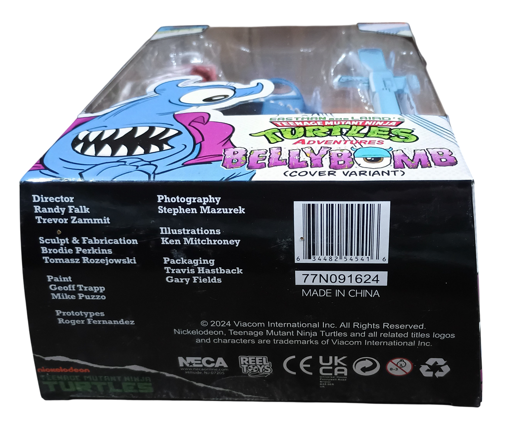 NECA TMNT Teenage Mutant Ninja Turtles Adventures Bellybomb Cover Variant image 5