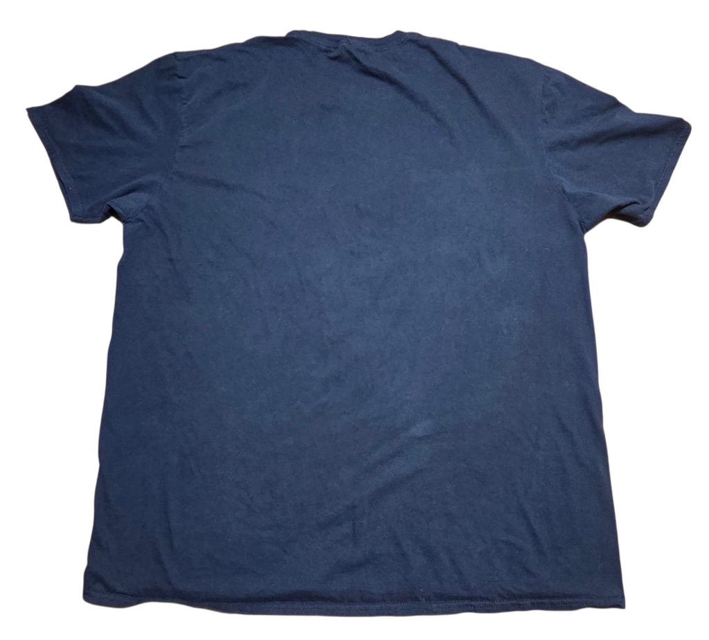 Godzilla Gojira Kaiju Japanese Kanji Blue Mens 2XL T-Shirt image 2