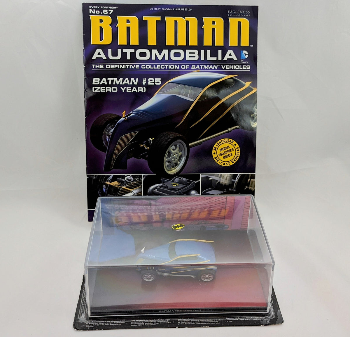 Eaglemoss Automobilia DC Comics Batman #25 (Zero Year) & Magazine No. 67