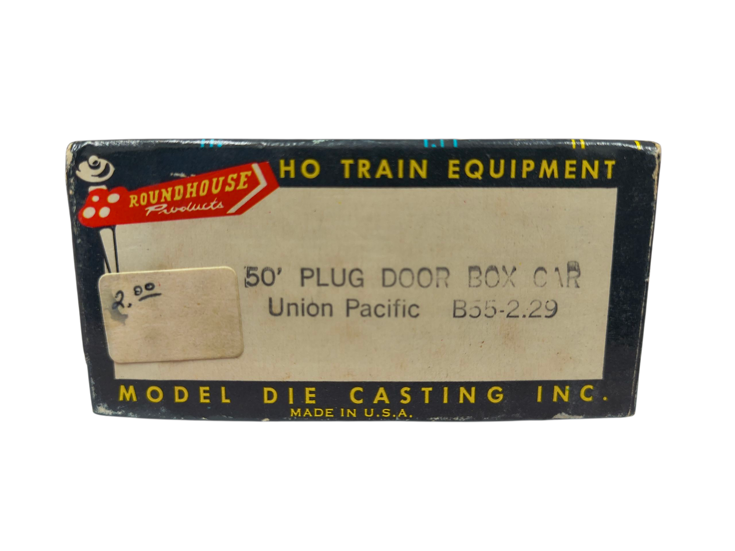 Roundhouse B55 Union Pacific 50' Plug Door Boxcar Road #499444 HO Scale image 5