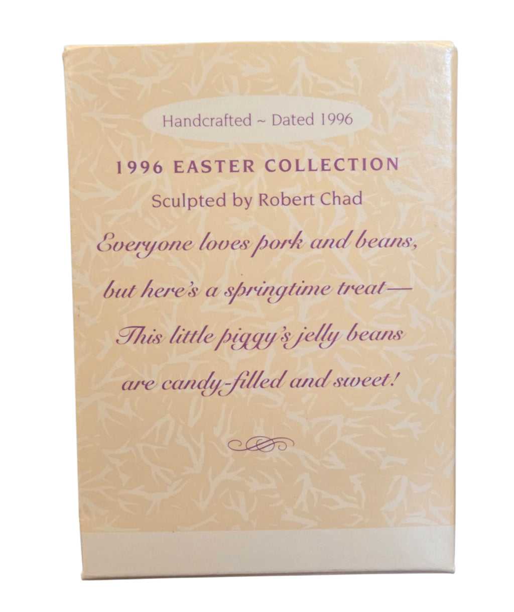 1997 Hallmark Keepsake Collector's Series Here Comes Easter Duck Boat Ornament image 2