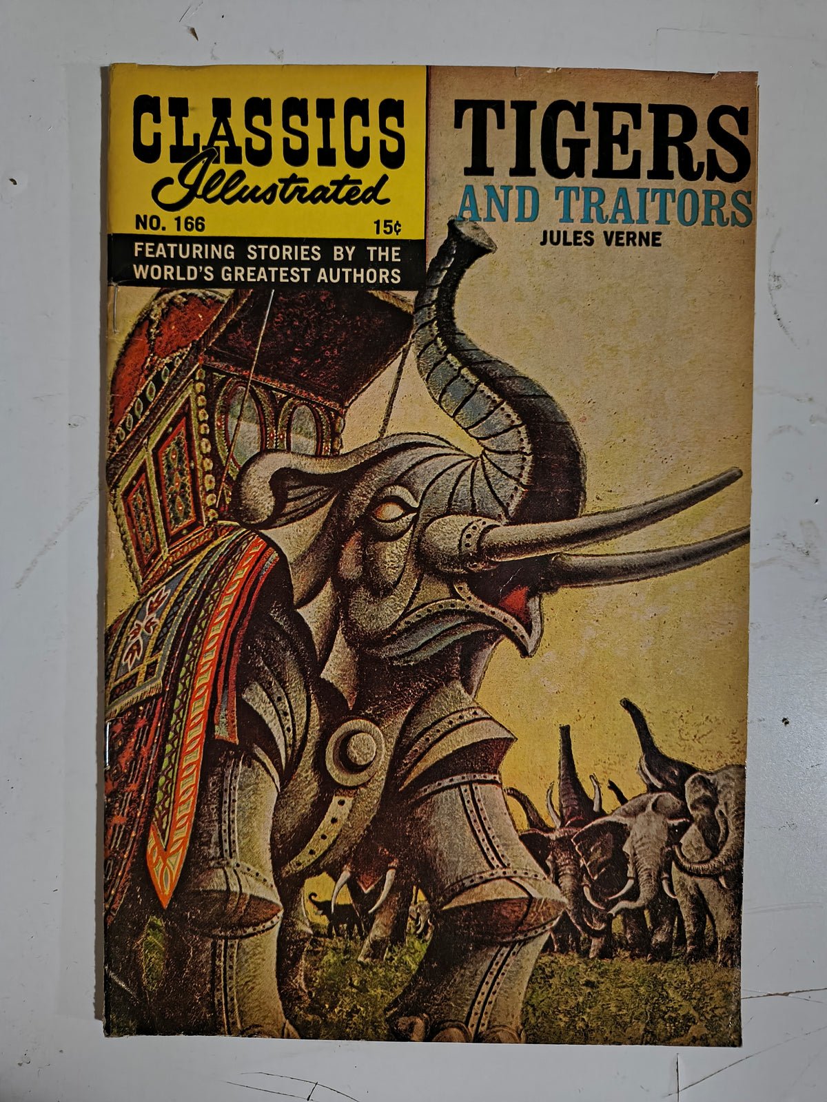 Feb 1964 Classics Illustrated #166 Tigers And Traitors Jules Verne T67