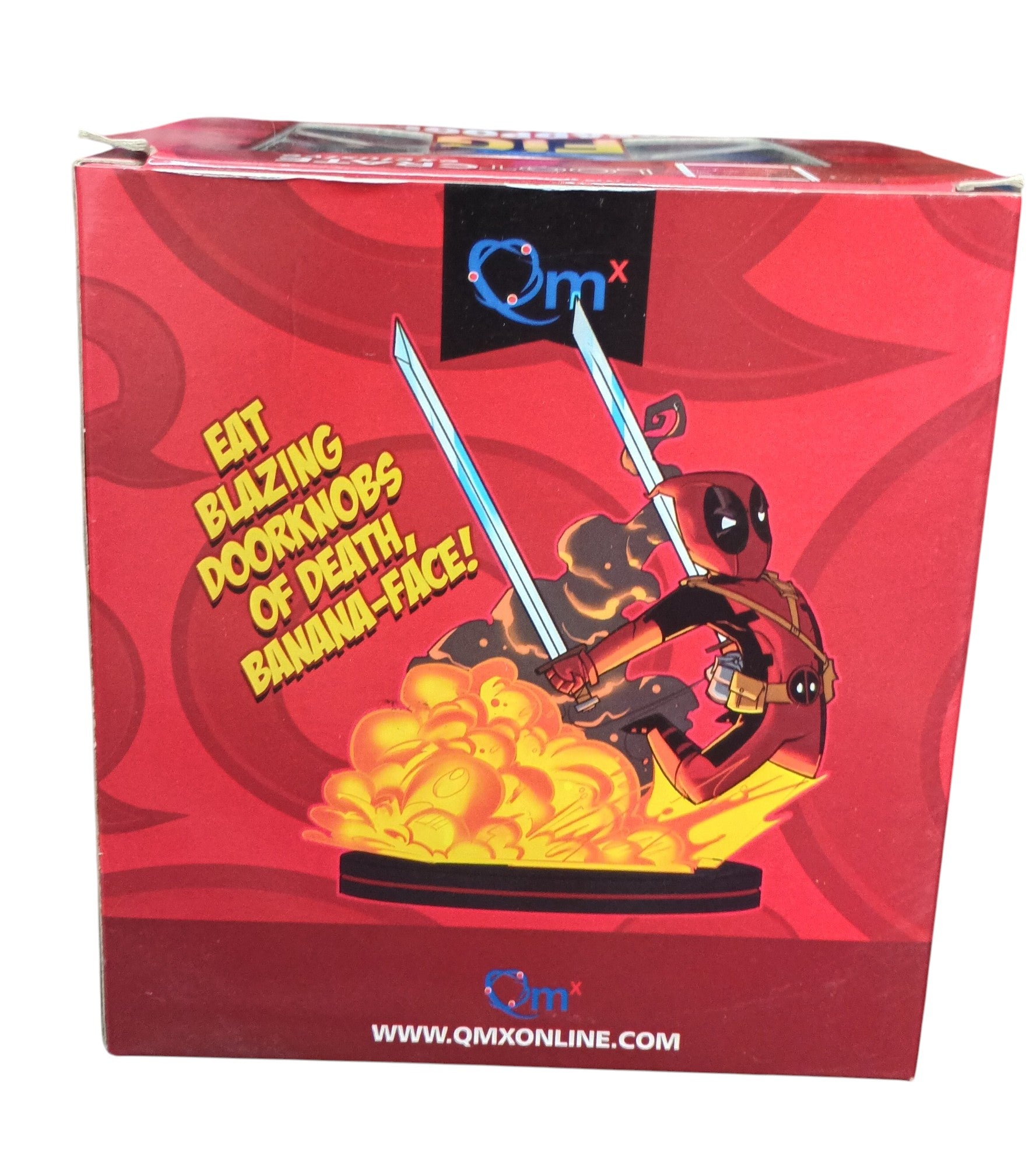 2015 Loot Crate Marvel Q-Fig Quantum Mechanix Qmx Exclusive Deadpool Figure image 2
