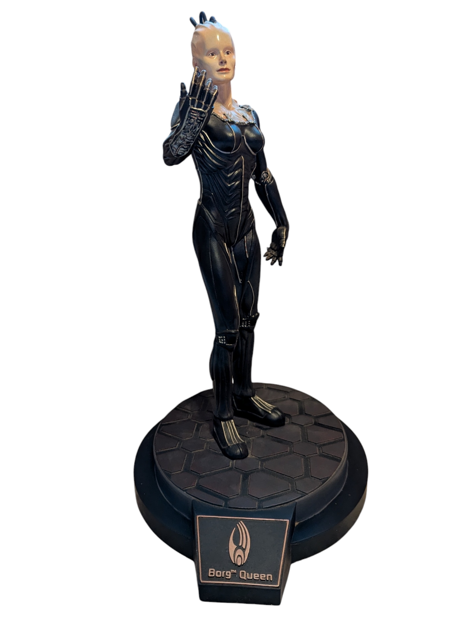 1997 Playmates Star Trek Latinum Edition Borg Queen Statue 15inch image 5