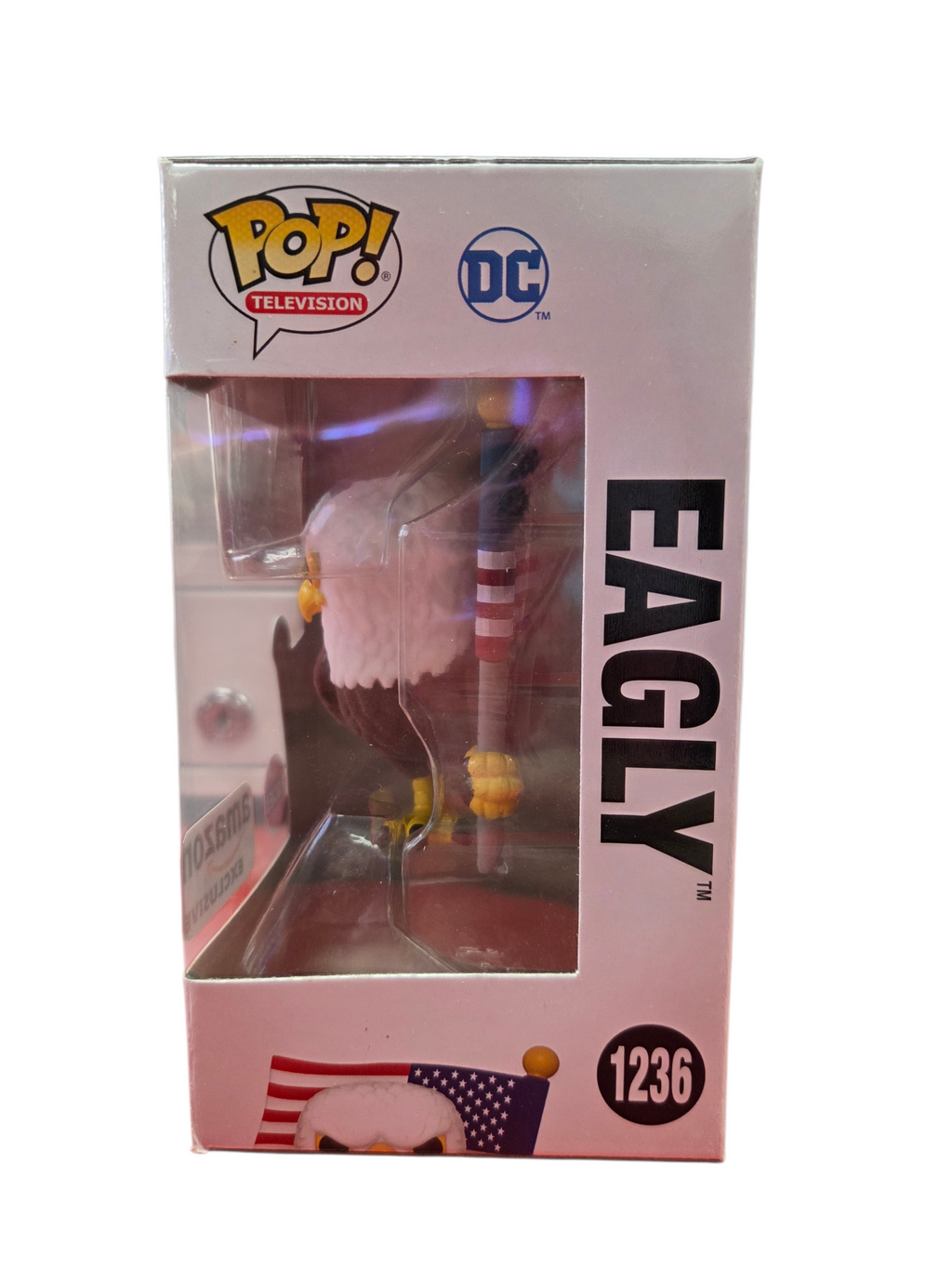 Funko Pop! Peacemaker Series Eagly Flocked Amazon Exclusive #1236 Vinyl Figure image 3