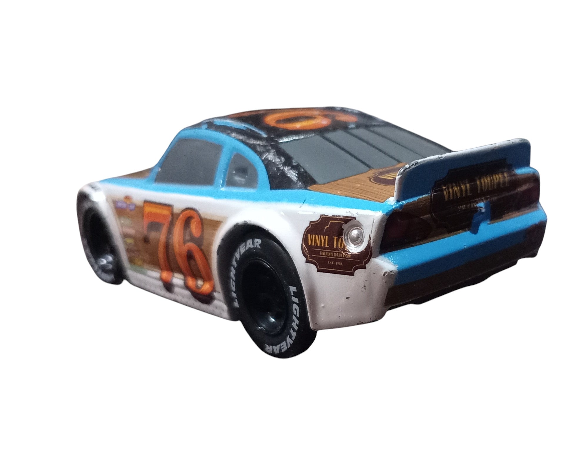 Disney Pixar Cars Pull N Race Rev Roadages #76 Vinyl Toupee Disney Store image 3