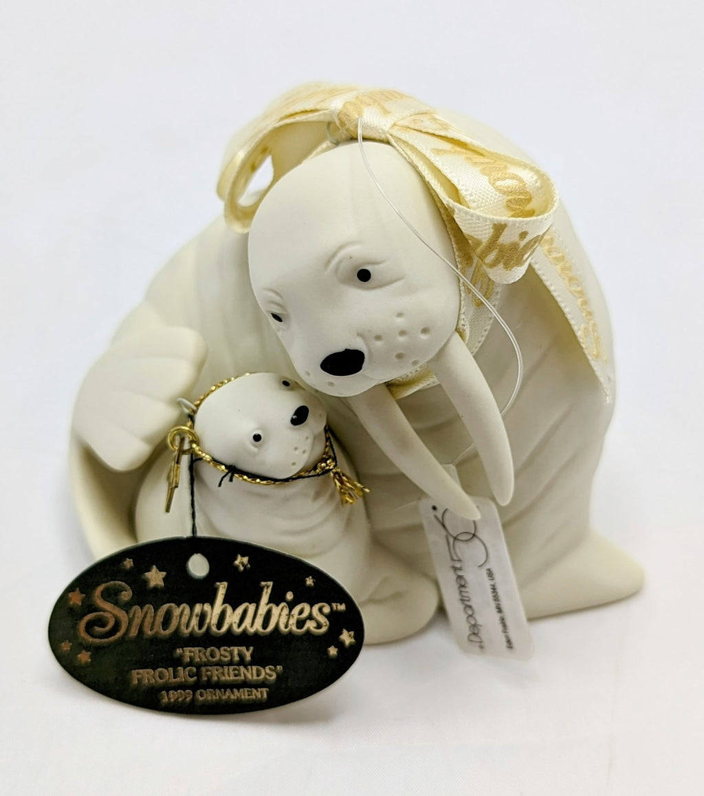1999 Department 56 Snowbabies Frosty Frolic Friends Ornament Figurine image 2