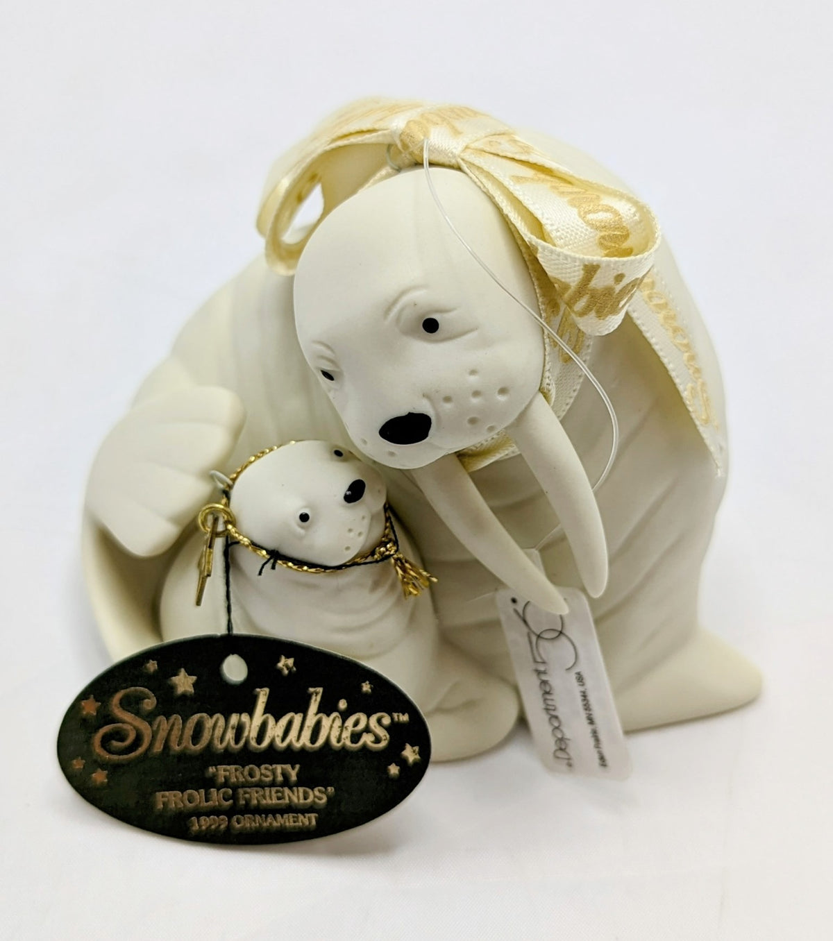 1999 Department 56 Snowbabies Frosty Frolic Friends Ornament Figurine image 2