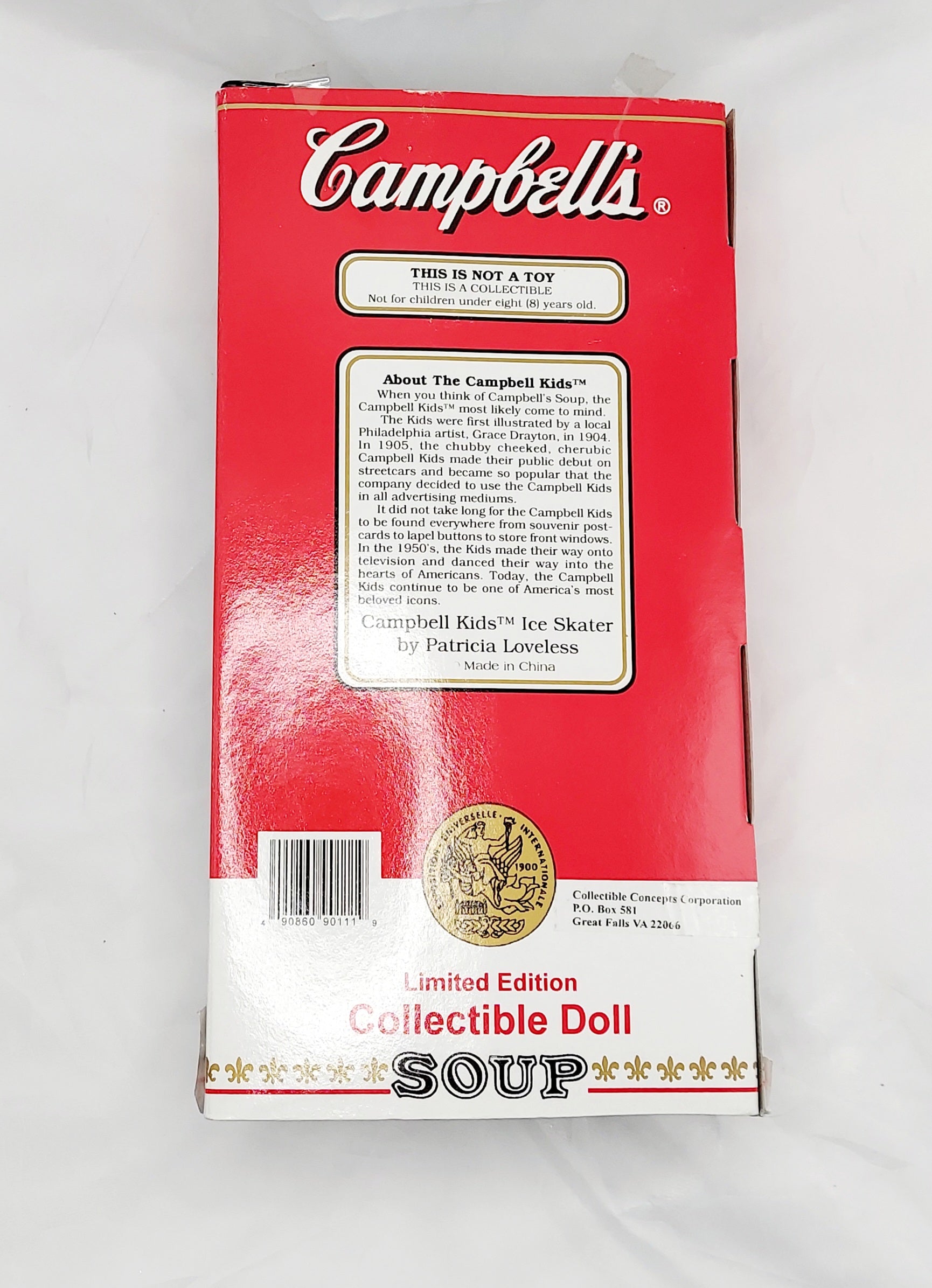 1998 Limited Edition Collectible Campbell’s Soup Skater Doll - Boy image 2