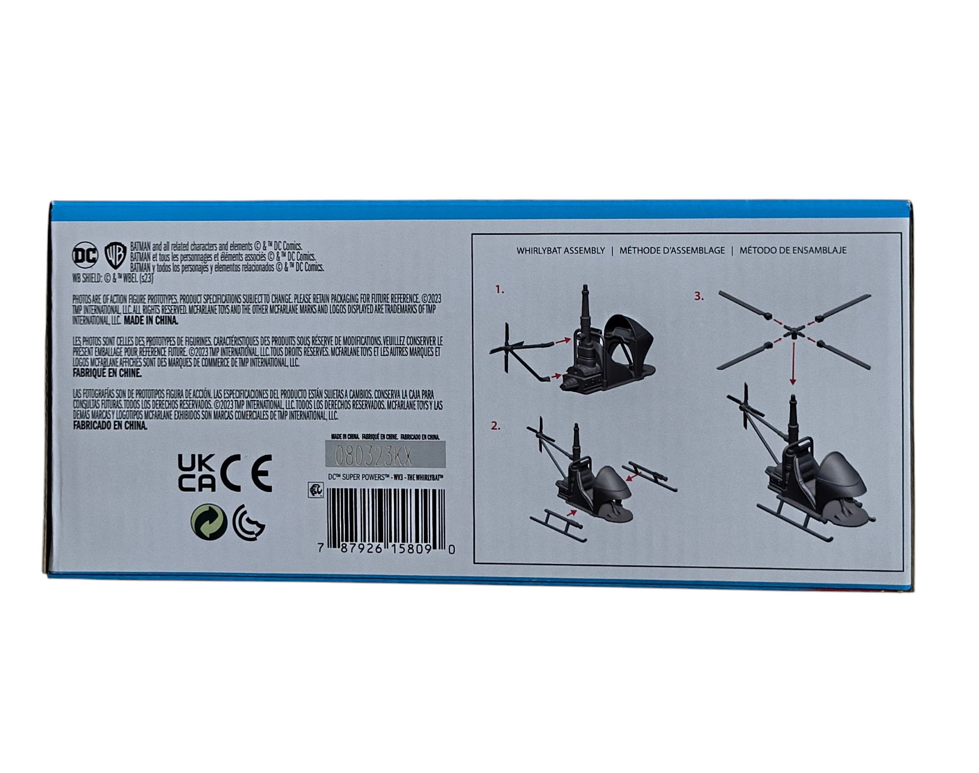 McFarlane Toys DC Super Powers Batman Whirlybat Helicopter image 3