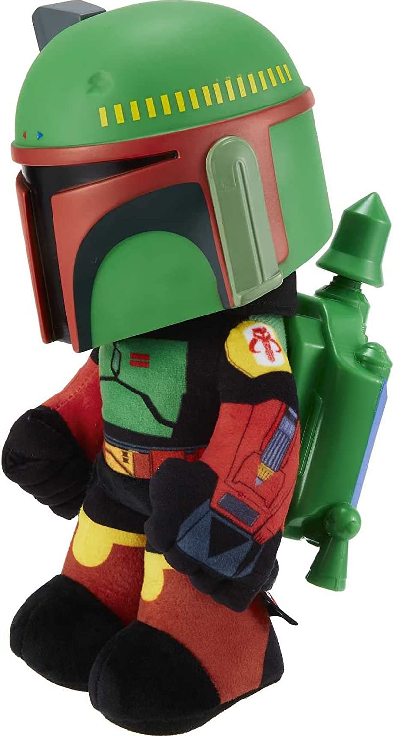 Star Wars Rocket Launching Boba Fett Feature Plush 12" image 3