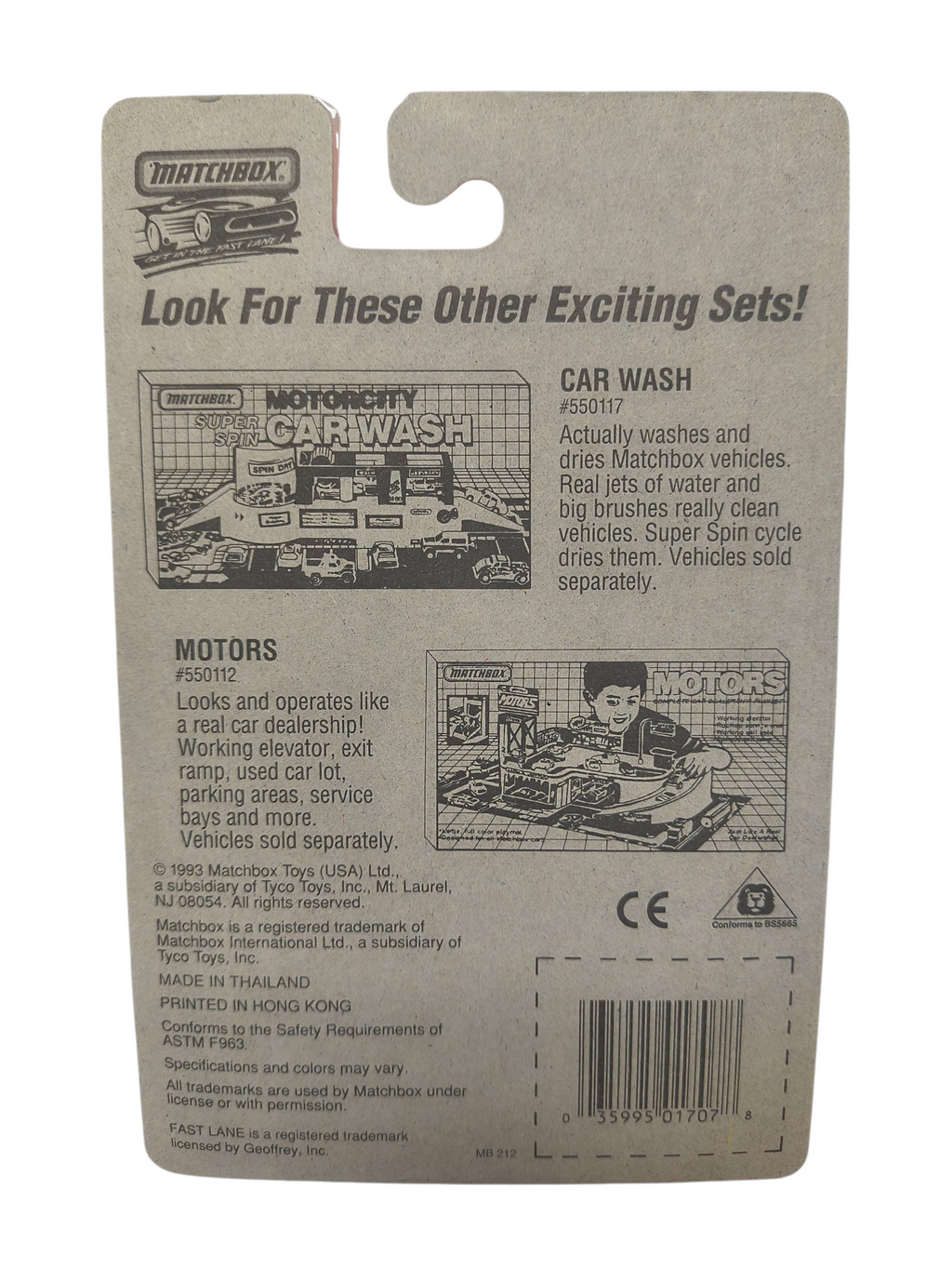 1993 Matchbox Superfast #7 Racetech Ford T-Bird Thunderbird Stock Car #16 image 2