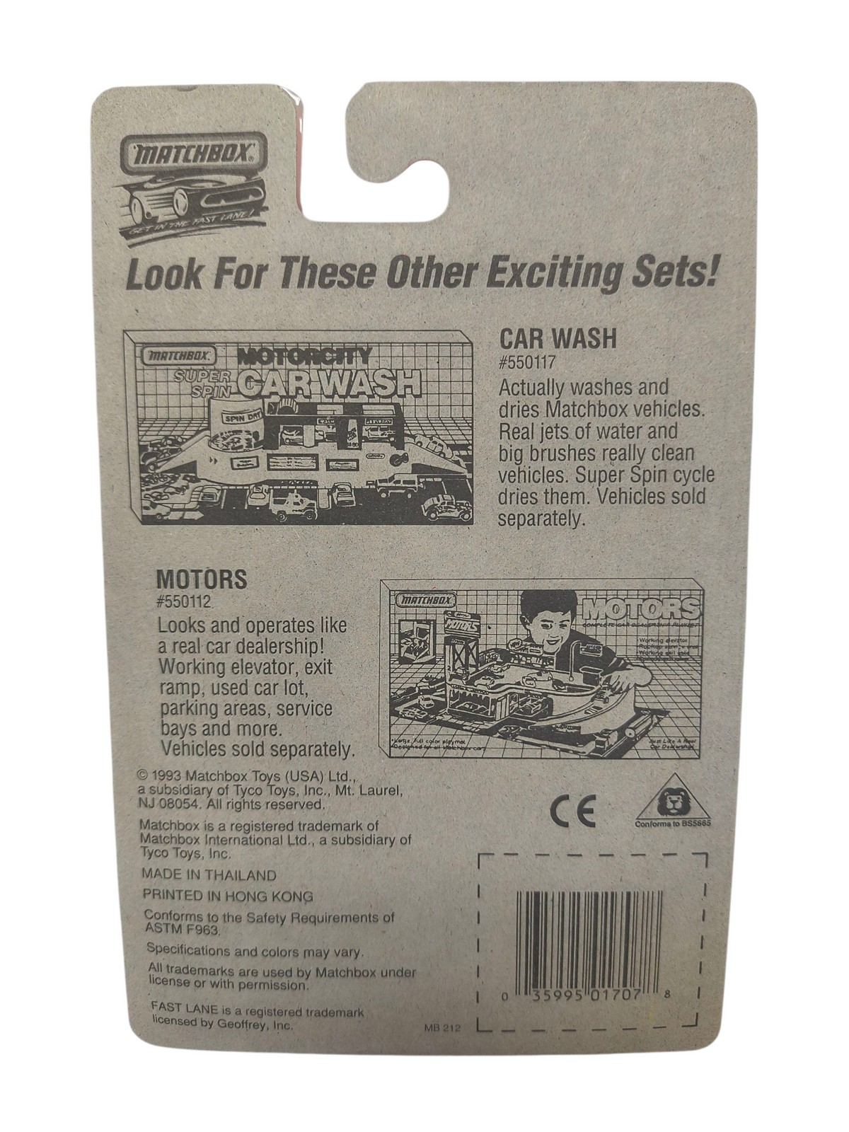 1993 Matchbox Superfast #7 Racetech Ford T-Bird Thunderbird Stock Car #16 image 2