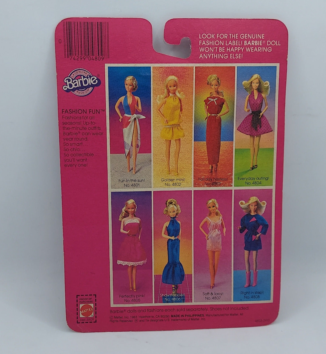 1983 Barbie Fashion Fun Holiday Hostess #4803 image 2