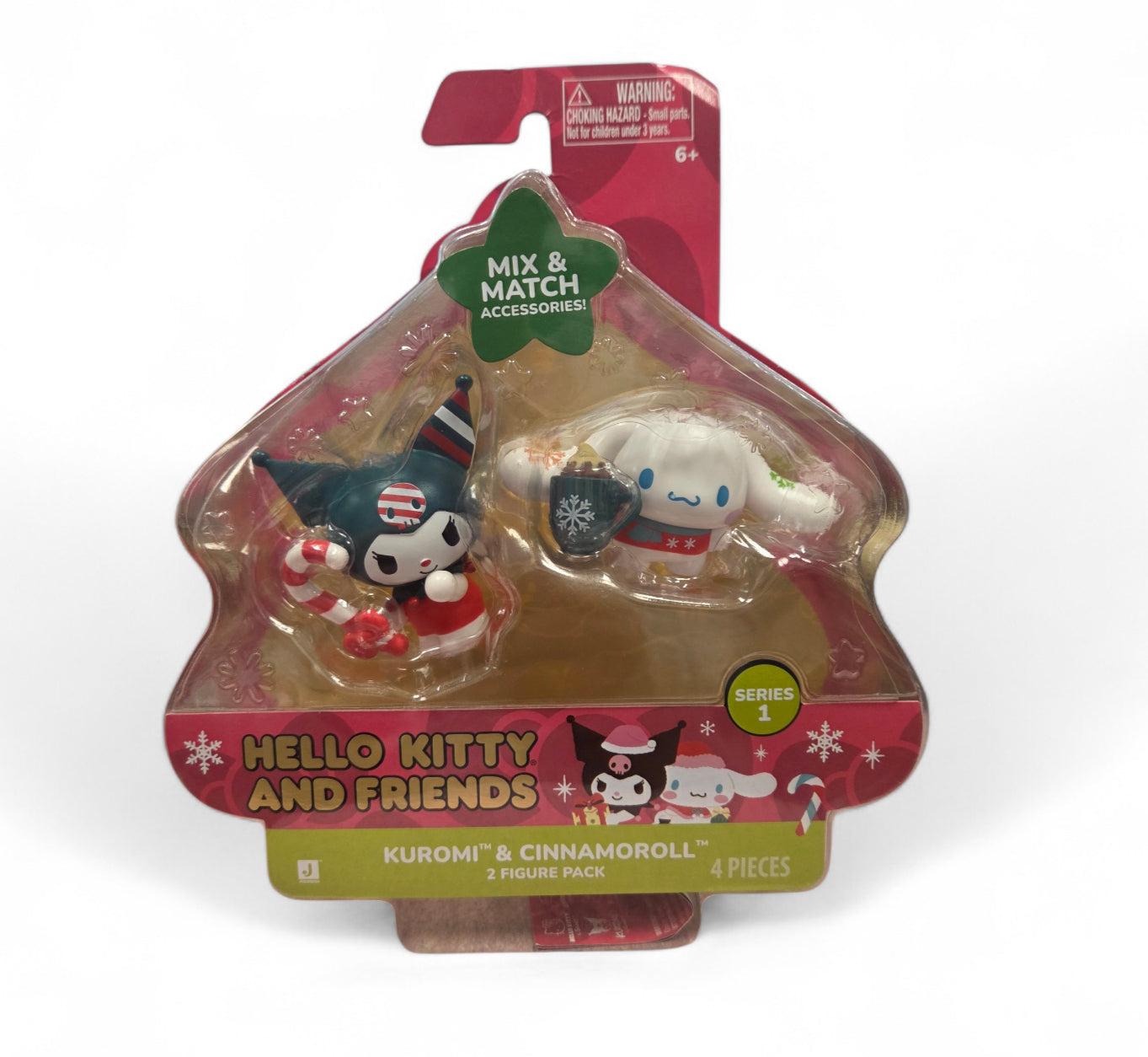 Jazwares Sanrio Holiday Hello Kitty & Friends Series 1 Kuromi & Cinnamoroll