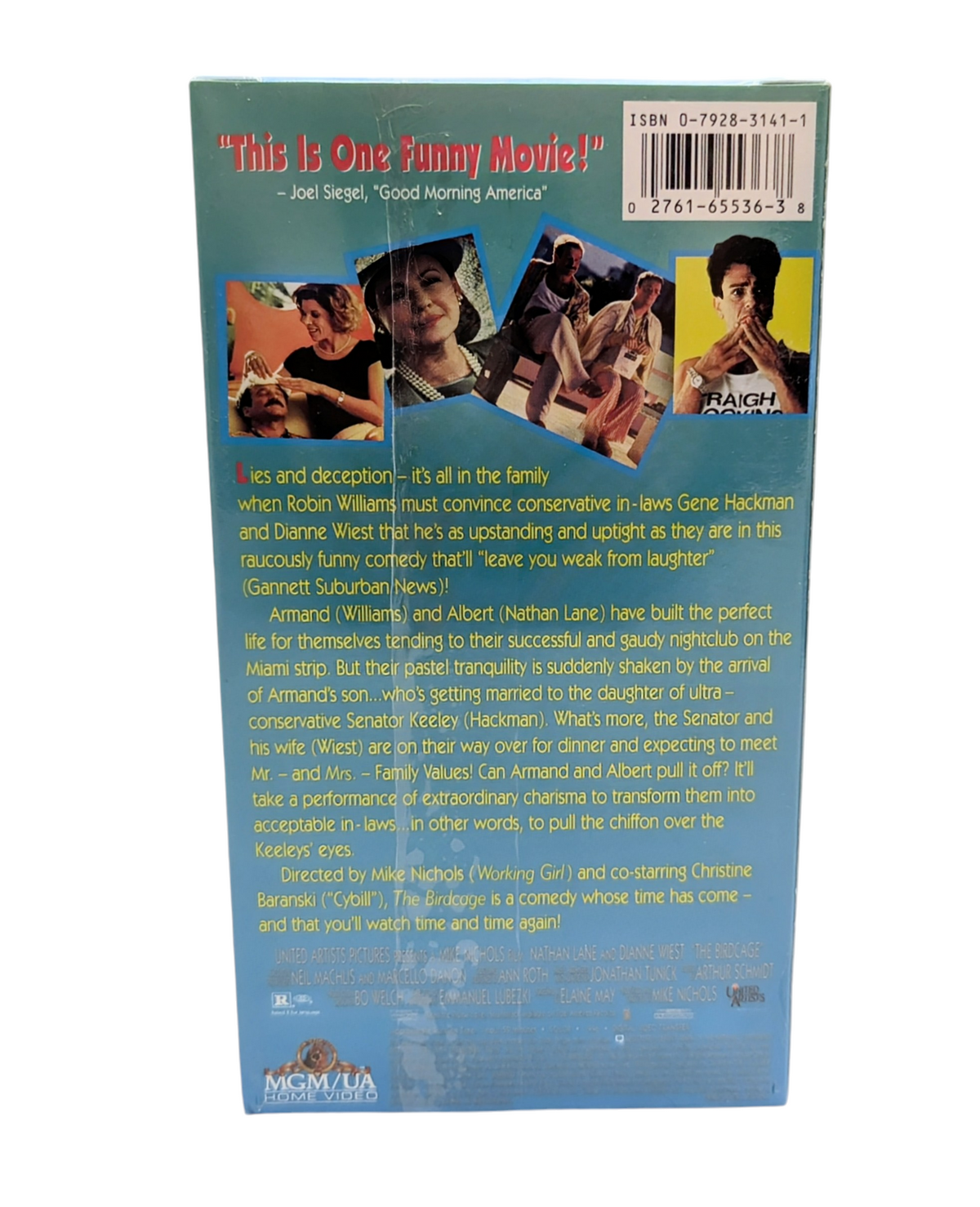 1996 MGM The Birdcage Factory Sealed VHS Movie image 2