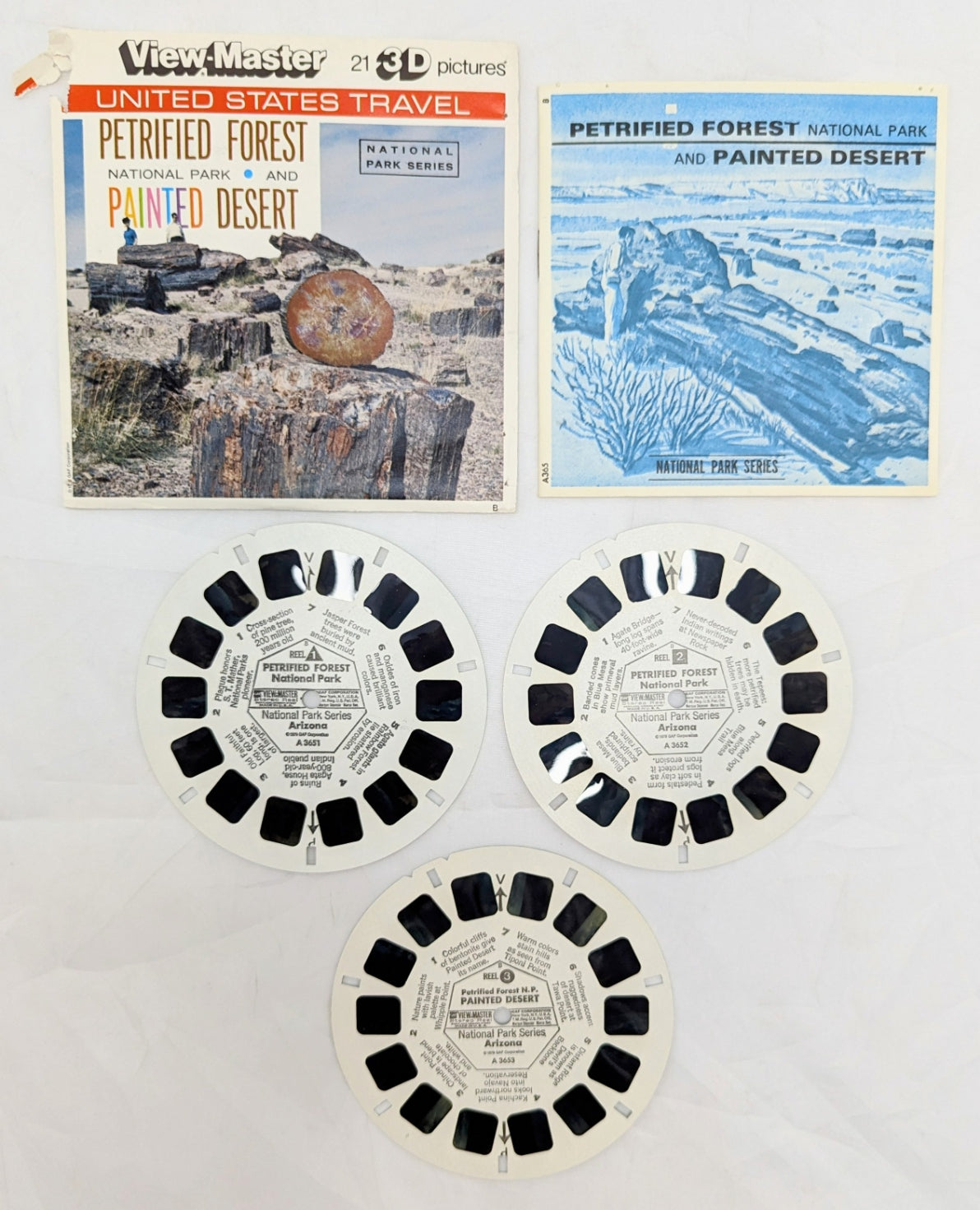 1979 View-Master Petrified Forest National Park & Painted Desert 3 Reel Pack image 3