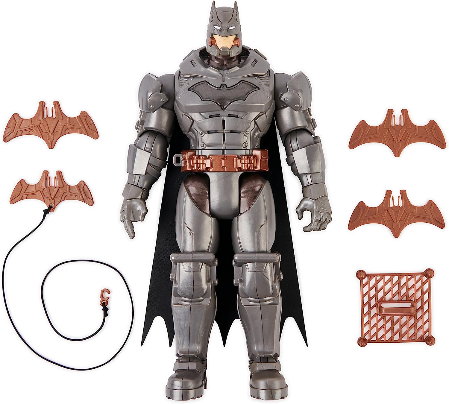 Spin Master DC Comics Battle Strike Batman 12" Figure 5 Accessories 15+ Sounds image 2