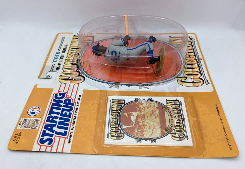 1993 Kenner Starting Lineup Cooperstown Jackie Robinson Brooklyn Dodgers Figure image 3