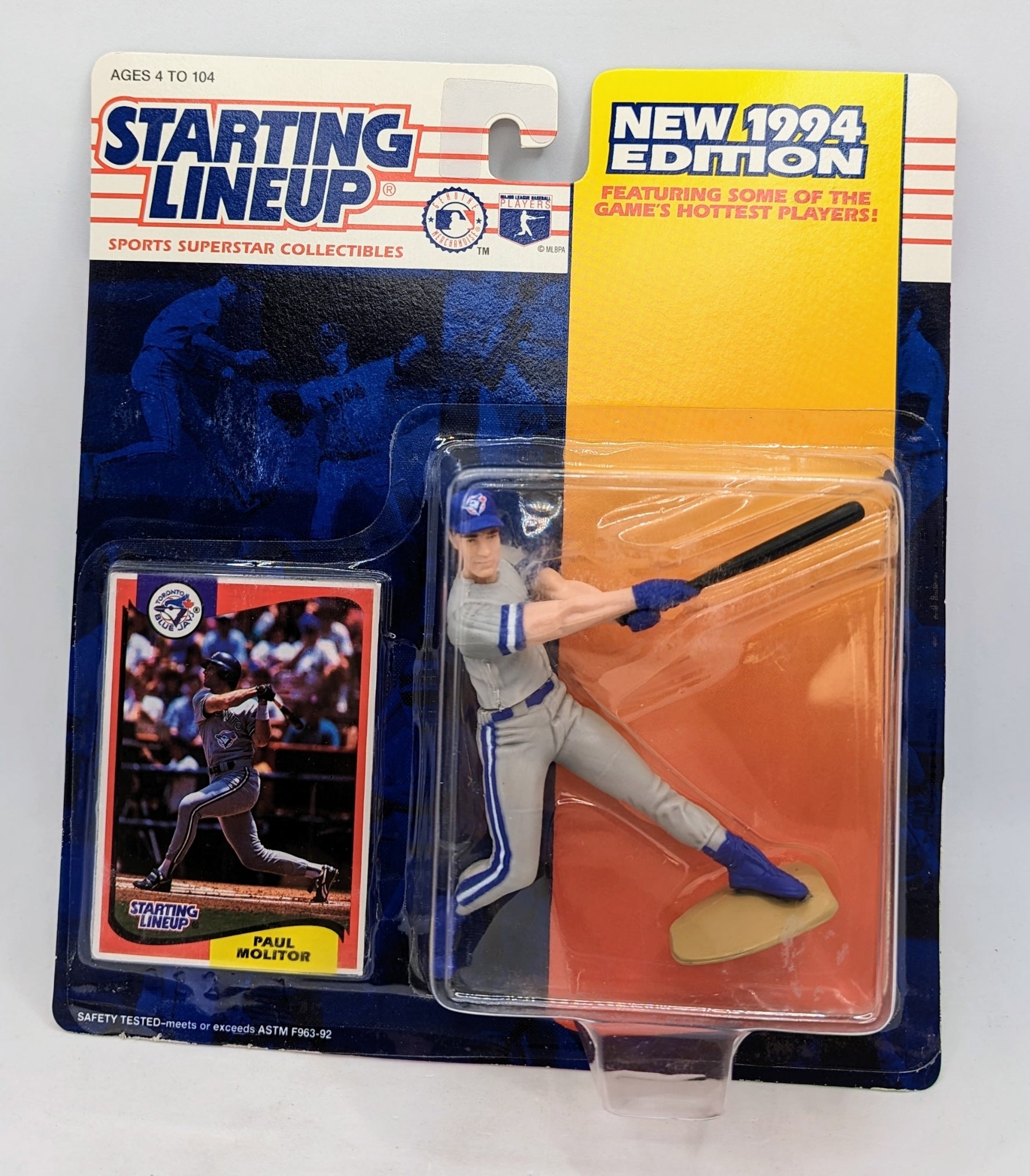 1994 Kenner Starting Lineup Paul Molitor Toronto Blue Jays MLB Figure