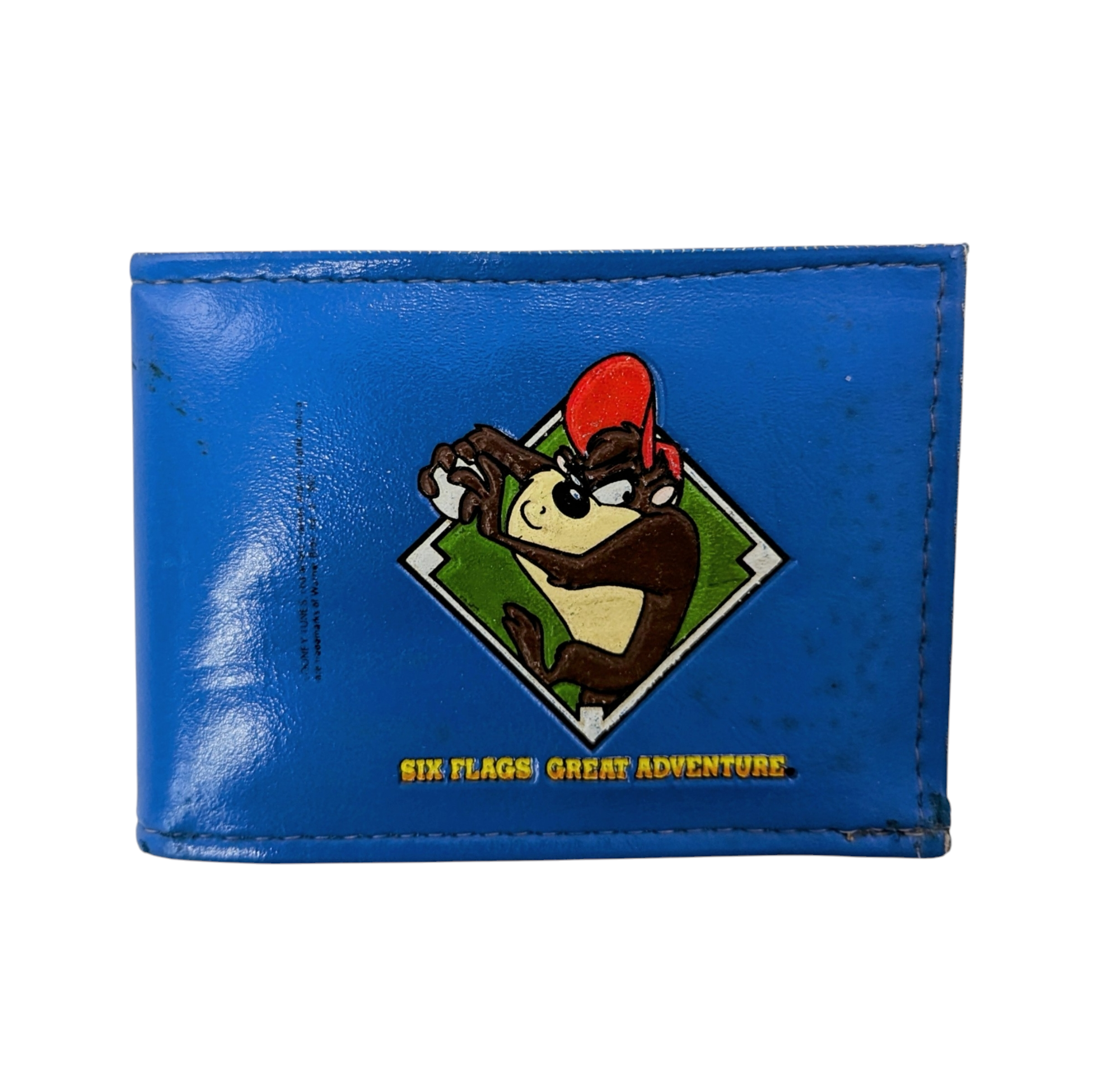 1992 Looney Tunes Six Flags Great Adventure Taz Baseball Wallet