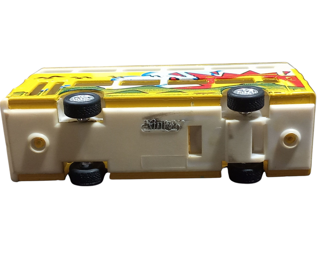 Kintoy Pull Back Die-Cast Yellow Double Decker Bus Outdoor image 4
