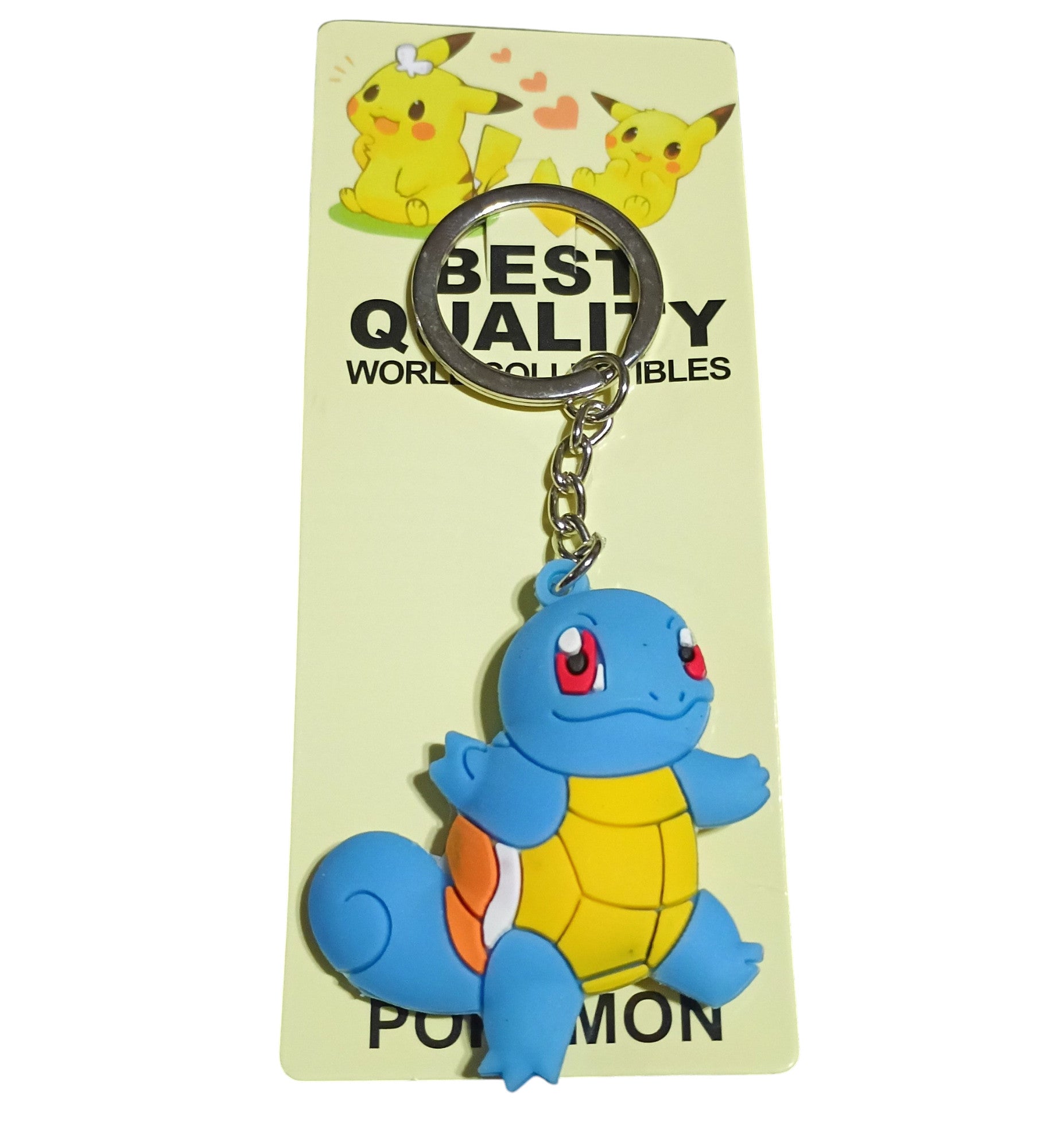 Nintendo Pokemon Squirtle Rubber Vinyl Character Keychain - DT