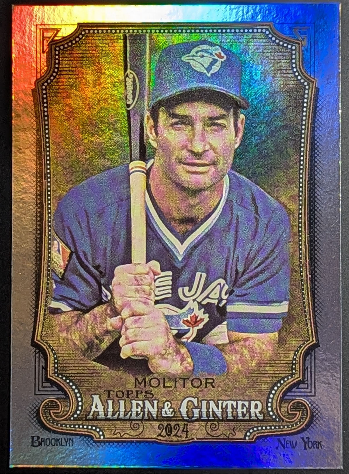 2024 Topps Allen & Ginter Hot Box Foil SP #243 Paul Molitor Blue Jays HOF