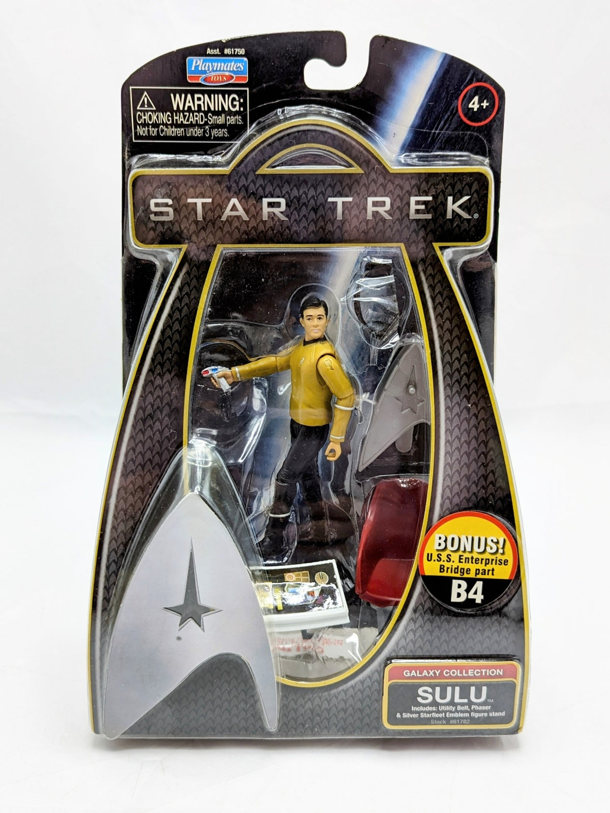 2009 Playmates Star Trek Galaxy Collection Sulu Action Figure 3.75 Inch
