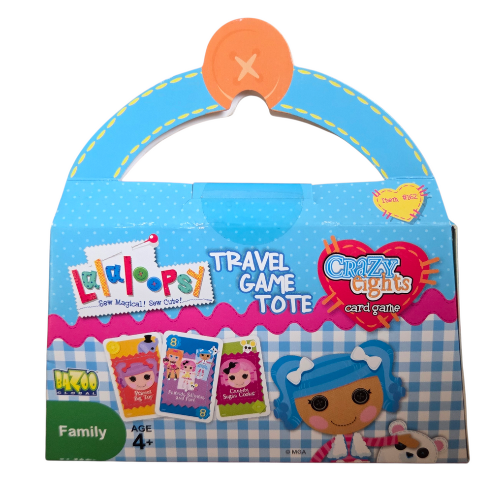Bazoo Lalaloopsy Crazy Eights Card Game Travel Game Tote Ages 4+