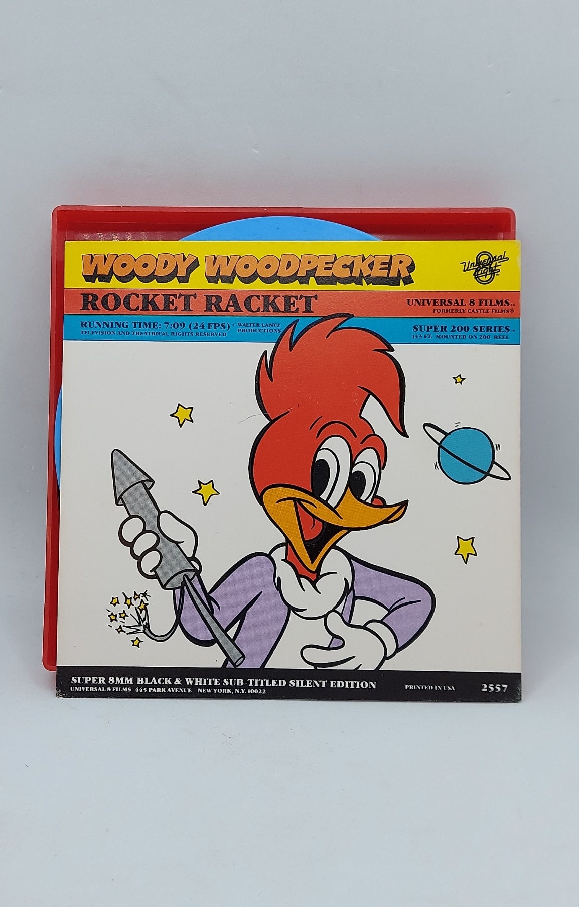 Vintage Woody Woodpecker No. 2557 Rocket Racket Super 8mm Universal 8 Films image 3