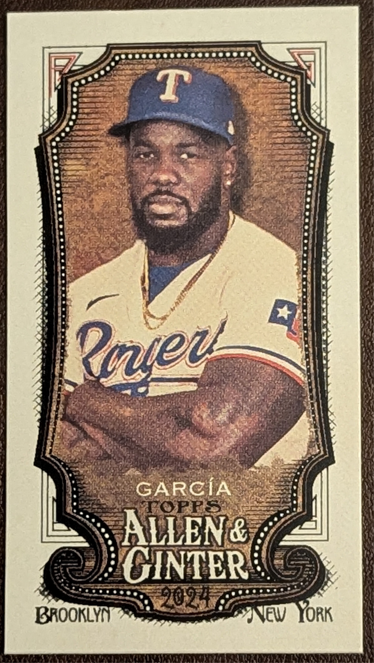 2024 Topps Allen & Ginter A&G Back Mini #132 Adolis Garcia Texas Rangers