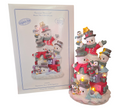 2010 Precious Moments Share The Gift Of Love Snowman Tree LED Figurine 11403