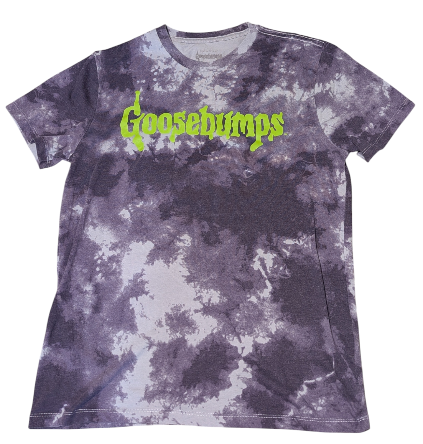2021 Bioworld Goosebumps Purple Tie-Dye Halloween Small T-Shirt