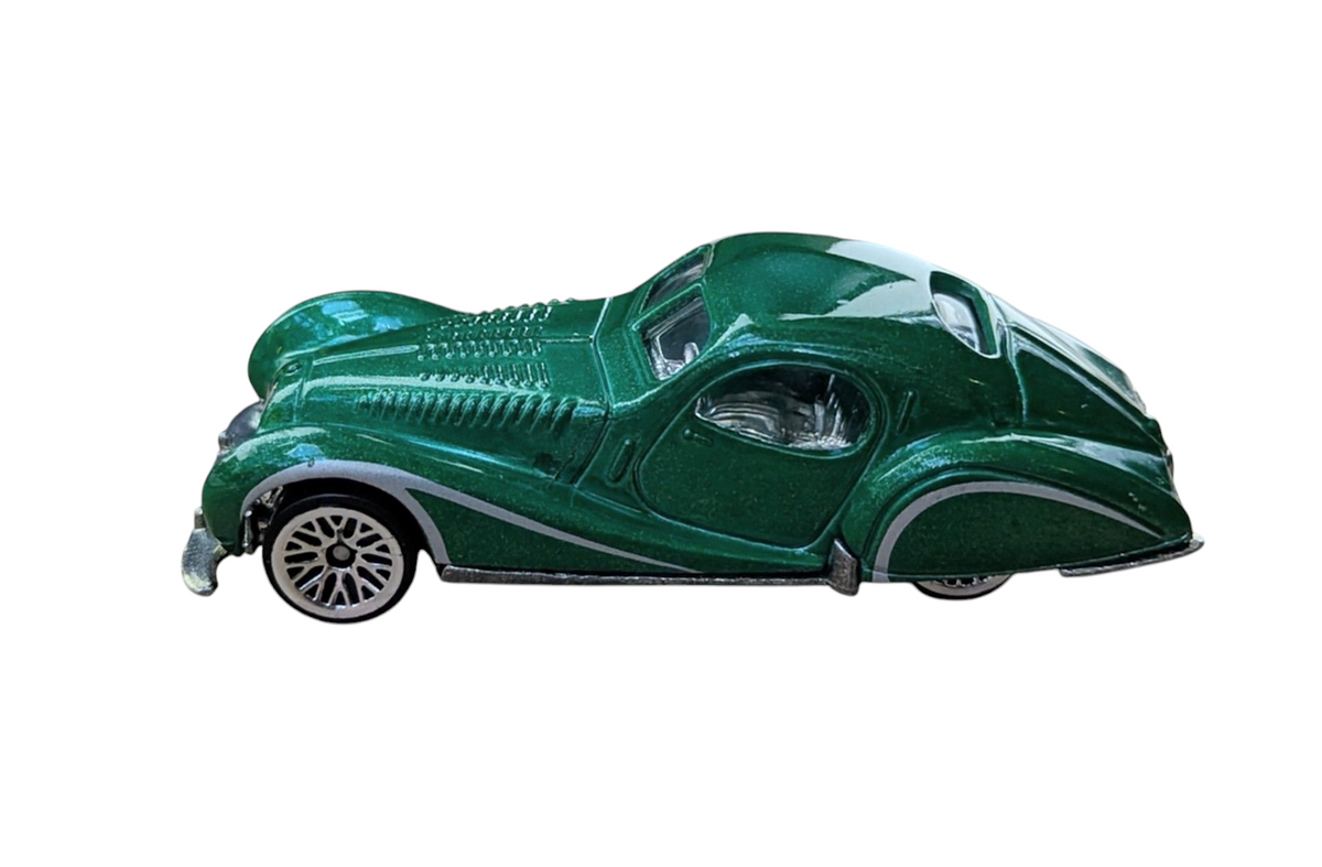 1987 Hot Wheels Roadster Talbot Lago Metalflake Green - Loose image 4