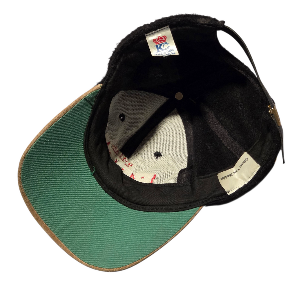 1996 Buena Vista Television KC The Rock Movie Hat Black Tan Ajustable Back image 3