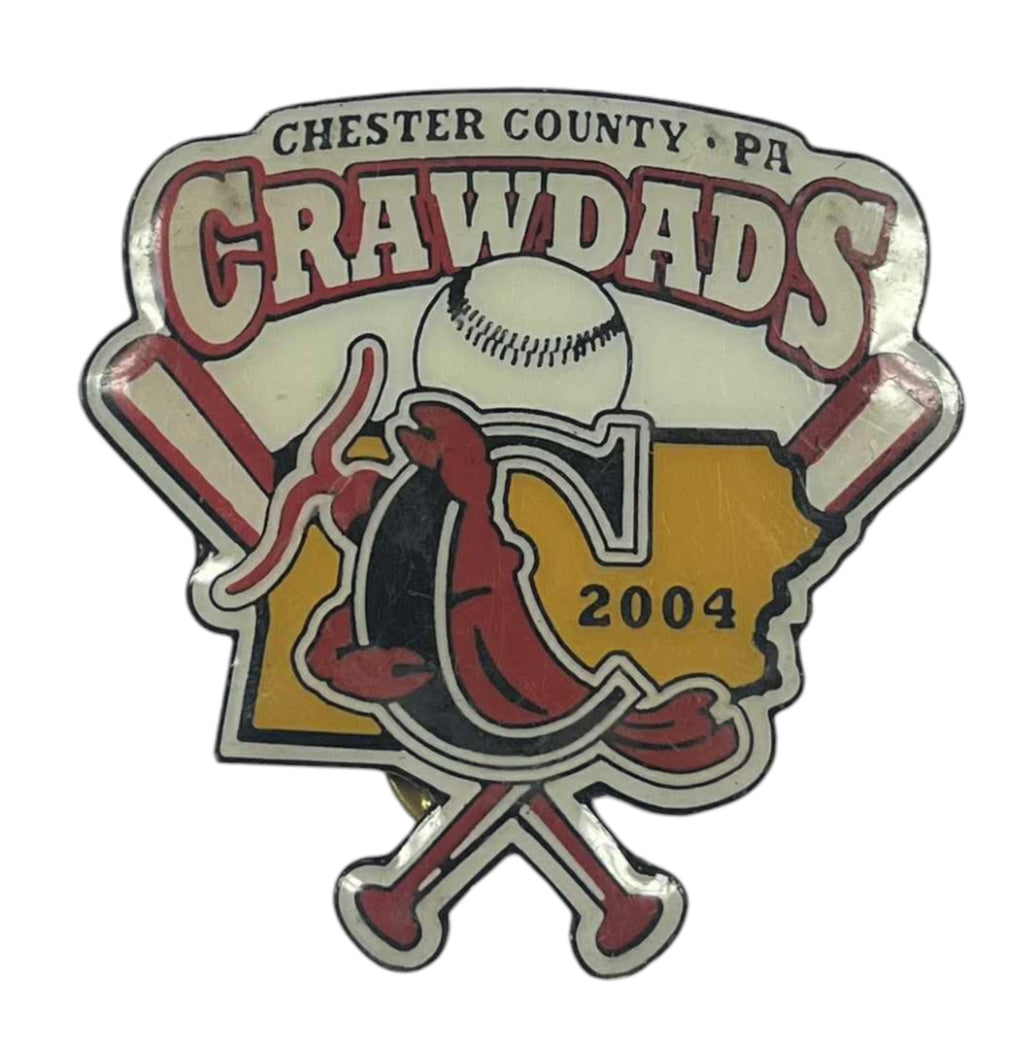 2004 Cooperstown Dreams Park Trading Chester County PA Crawdads Baseball Pin