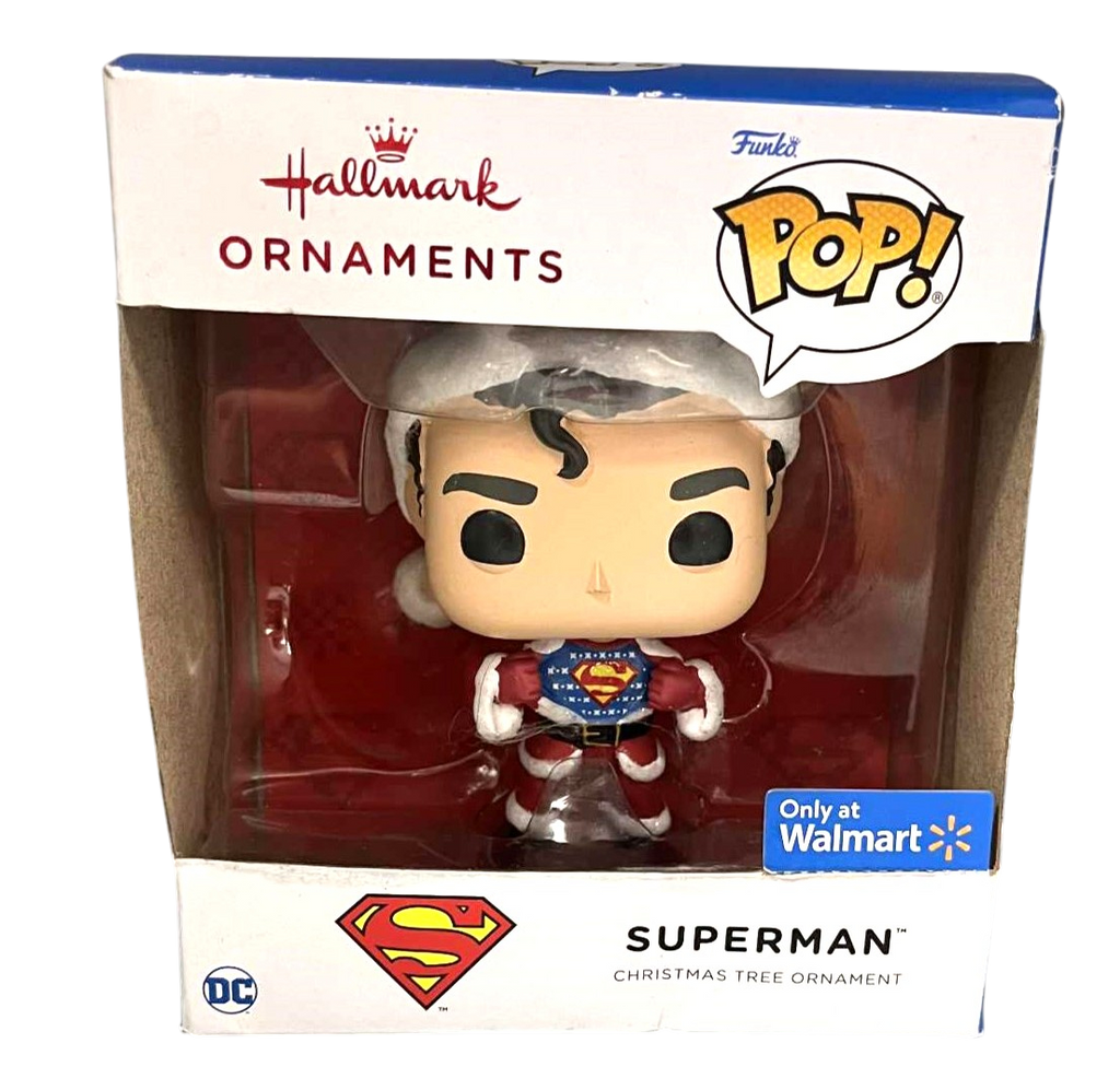 2021 Hallmark Funko Pop DC Comics Superman Christmas Ornament Walmart Exclusive