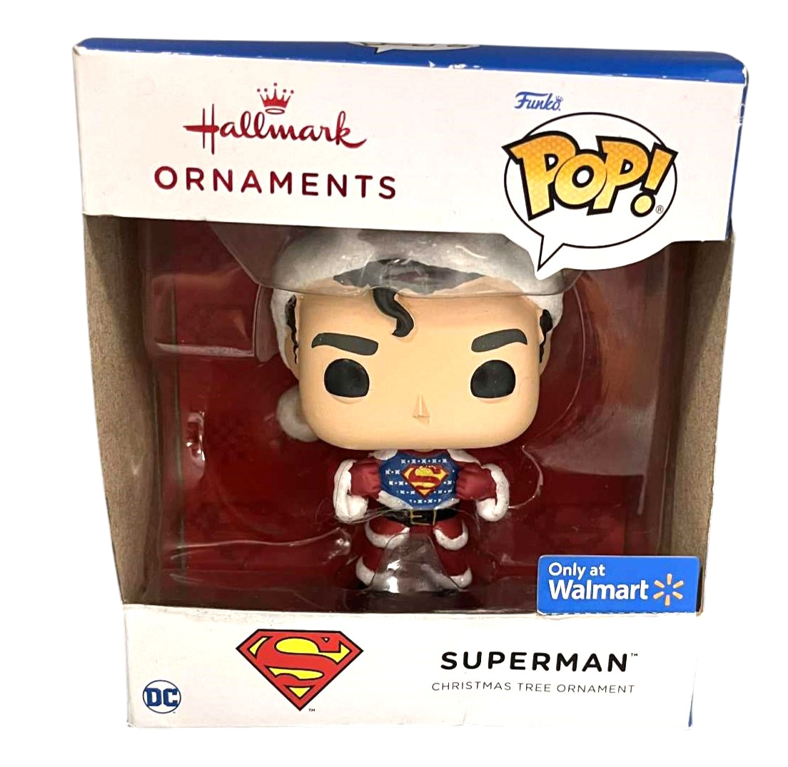2021 Hallmark Funko Pop DC Comics Superman Christmas Ornament Walmart Exclusive