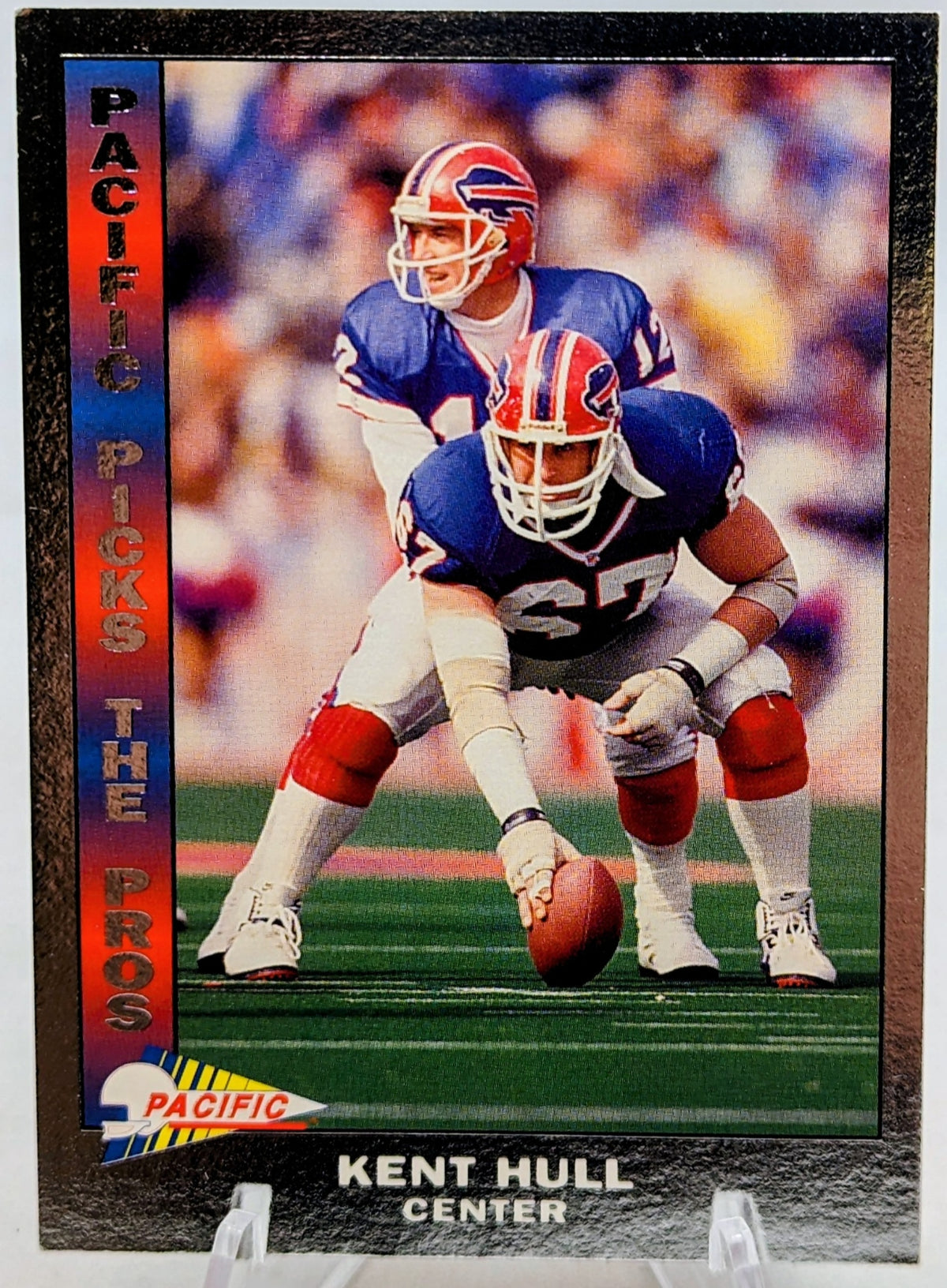 1992 Pacific Picks The Pros Kent Hull Buffalo Bills #7