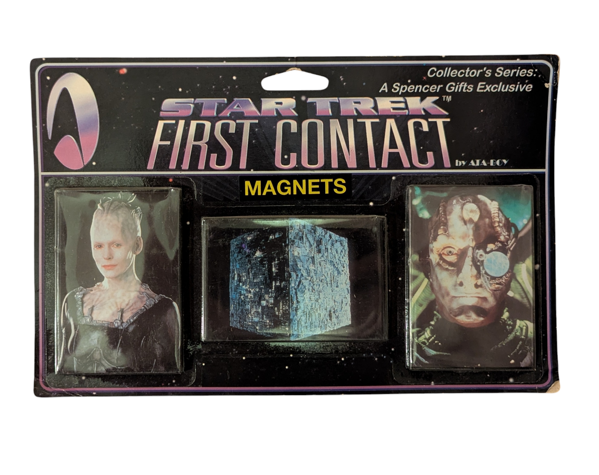 1997 ATA Boy Star Trek First Contact Collectors Series Magnet Set