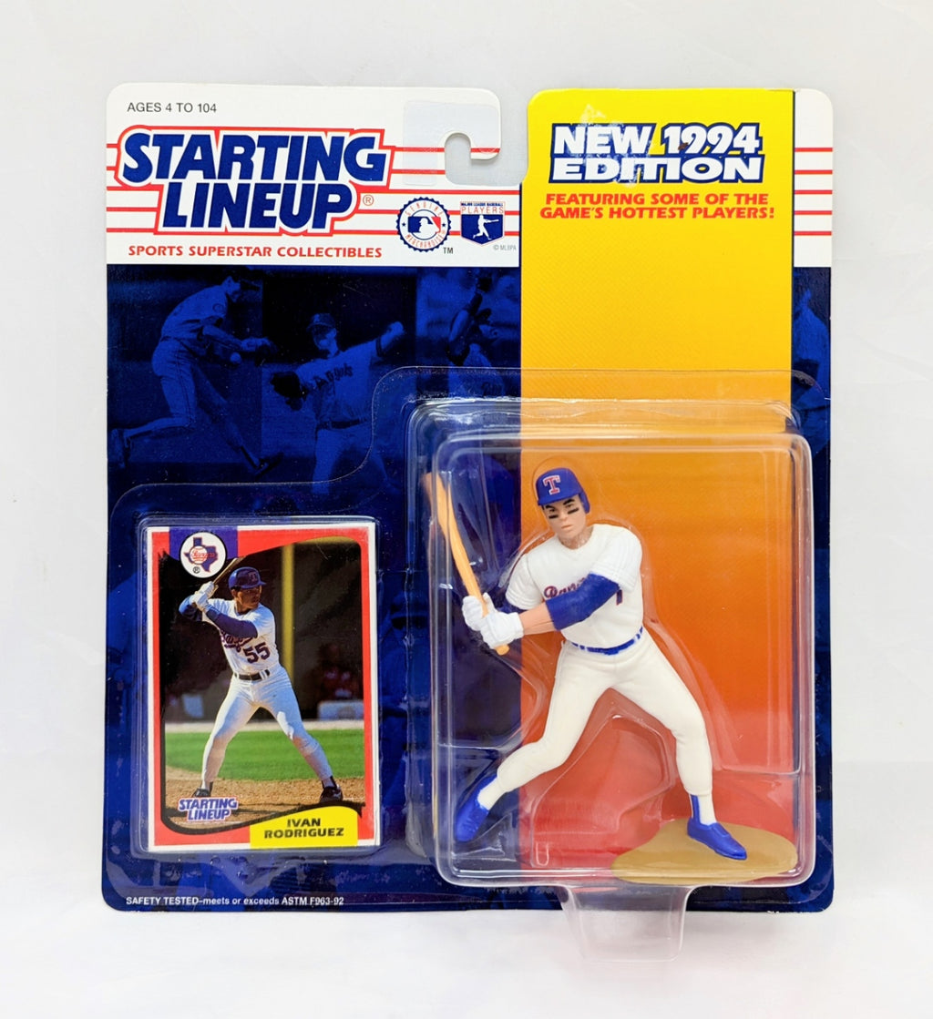1994 Kenner Starting Lineup Ivan Rodriquez Texas Rangers Baseball Figure