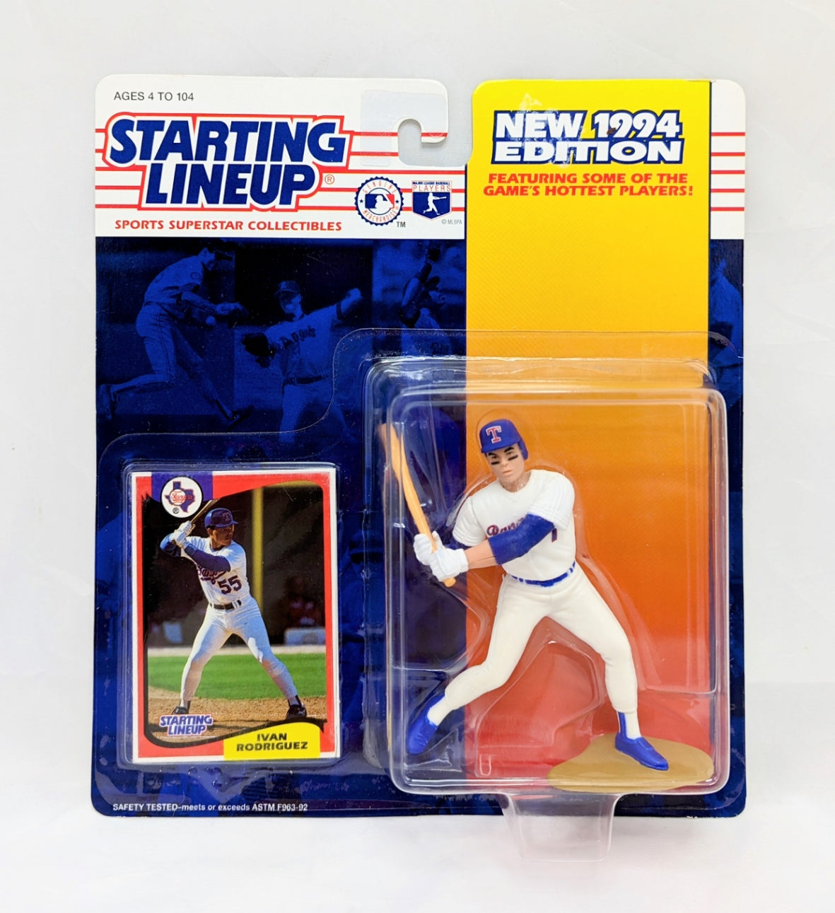 1994 Kenner Starting Lineup Ivan Rodriquez Texas Rangers Baseball Figure